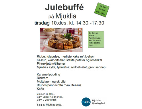 Julebuffé på Mjuklia 10. des. 2024